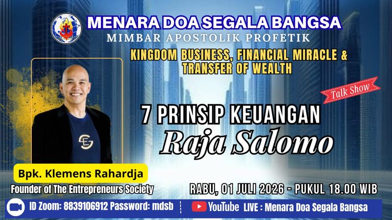 MDSB 2026 – 7 Prinsip Keuangan Raja Salomo